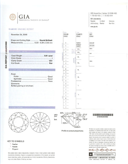 0.81ct Diamond 1920's Platinum Engagement Ring