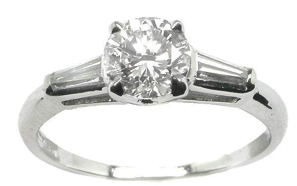 0.81ct Diamond Platinum Engagement Ring