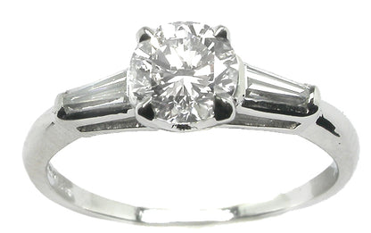 0.81ct Diamond Platinum Engagement Ring