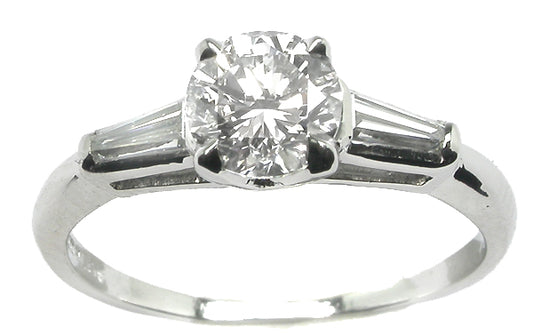 0.81ct Diamond Platinum Engagement Ring