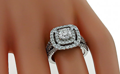 0.83ct Center Diamond 1.50ct Diamond Engagement Ring