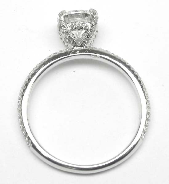 0.84ct Diamond 18k White Gold Engagement Ring