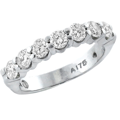 0.85ct Diamond Platinum Wedding Band