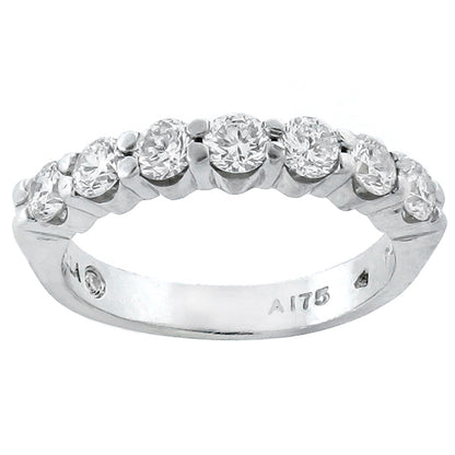 0.85ct Diamond Platinum Wedding Band