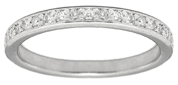 0.85ct Round Diamond Eternity Wedding Band