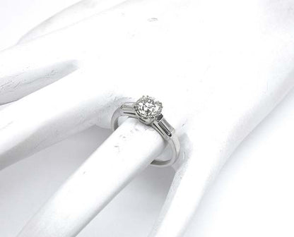 0.86ct Diamond Platinum Engagement Ring