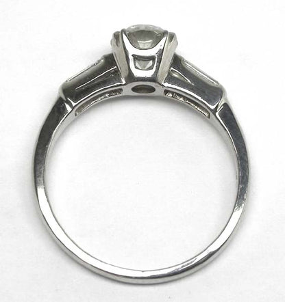 0.86ct Diamond Platinum Engagement Ring