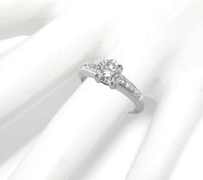0.87ct Diamond Engagement Ring