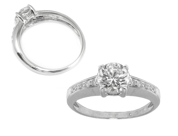 0.87ct Diamond Engagement Ring