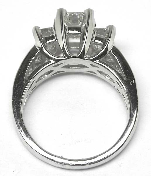 0.90ct Diamond 14k White Gold Engagement Ring