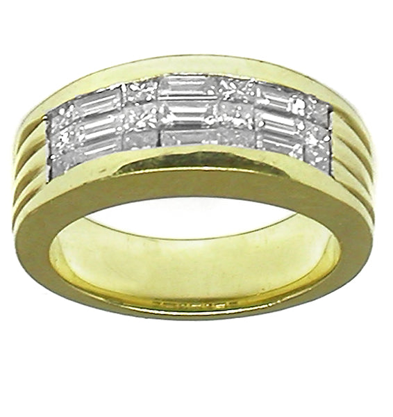 0.90ct Diamond 18k Yellow Gold Ring