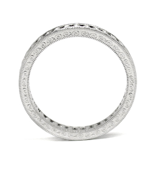 0.70ct Diamond Eternity Platinum Wedding Band