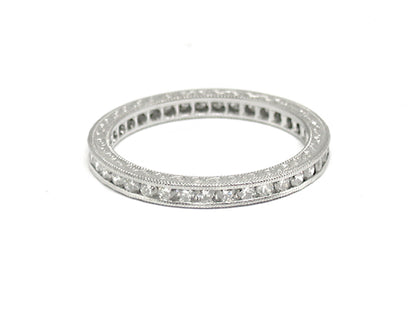 0.70ct Diamond Eternity Platinum Wedding Band