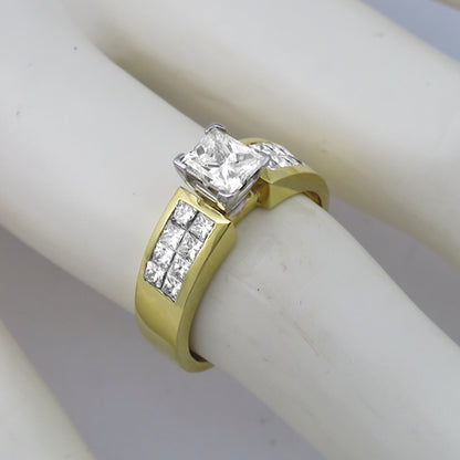 0.90ct Diamond  Gold Engagement Ring
