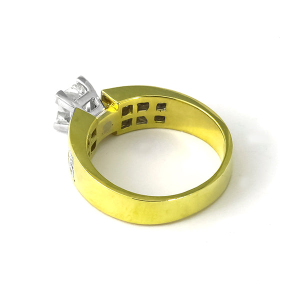 0.90ct Diamond  Gold Engagement Ring