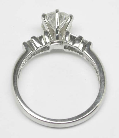 0.90ct Diamond Platinum Engagement Ring