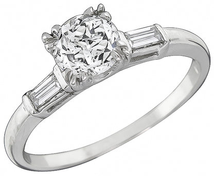 0.94ct Diamond Engagement Ring