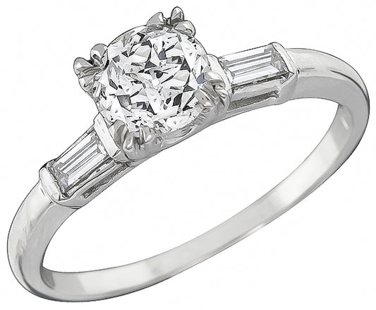 0.94ct Diamond Engagement Ring