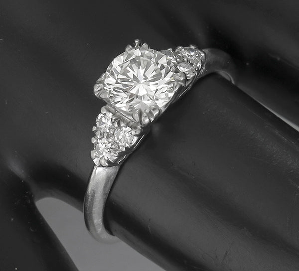 0.94ct Diamond Platinum Engagement Ring