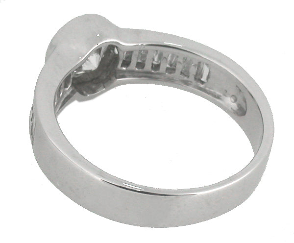 0.95ct Diamond 18k Gold Engagement Ring