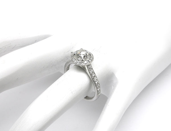 0.95ct Diamond Platinum Engagement Ring