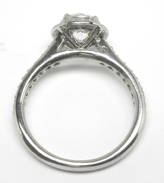 0.95ct Diamond Platinum Engagement Ring