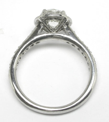 0.95ct Diamond Platinum Engagement Ring