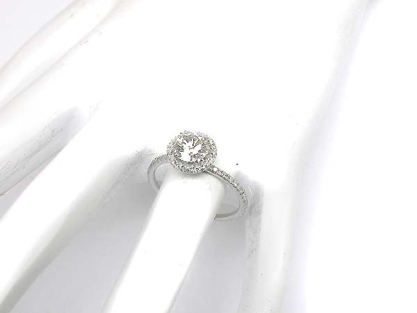 0.96ct Diamond 18k White Gold Engagement Ring