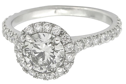 0.96ct Diamond Platinum Engagement Ring