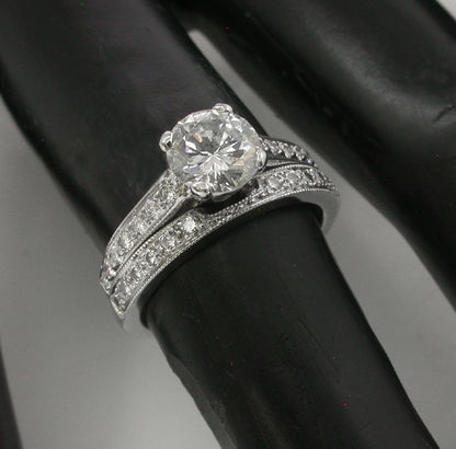 0.96ctYellow  Natural Fancy Brown Yellow Diamond 18k Gold Engagement Ring