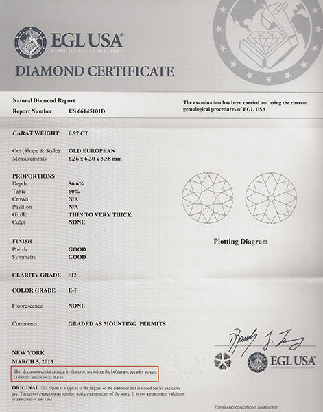 0.97ct Diamond 14k Gold Engagement Ring