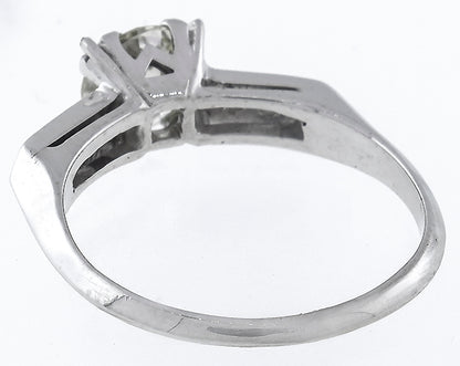 0.98ct Natural Fancy Yellow Diamond Engagement Ring