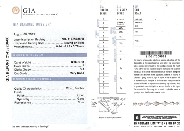 0.98ct Round Brilliant Diamond Gold Engagement Ring & Diamond Gold Wedding Set