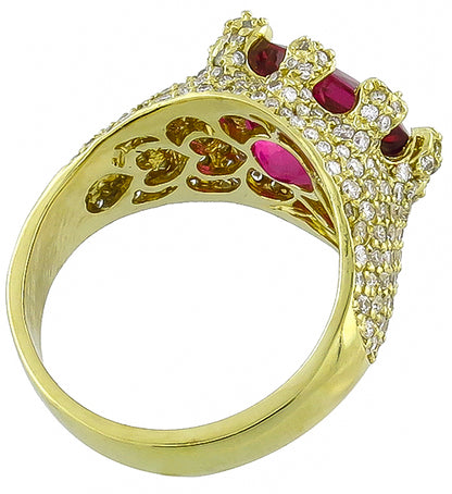 10.00ct Pink Tourmaline 2.50ct Diamond Ring
