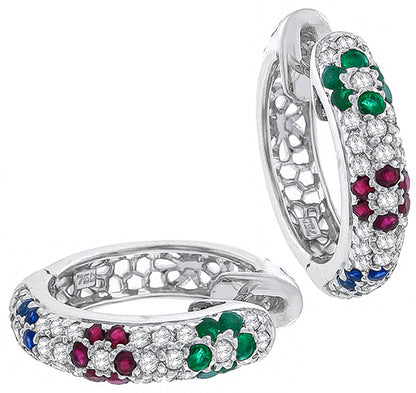 1.00ct Diamond 1.00ct Precious Stone Earrings