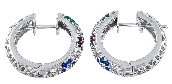 1.00ct Diamond 1.00ct Precious Stone Earrings