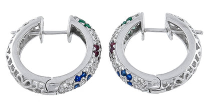 1.00ct Diamond 1.00ct Precious Stone Earrings