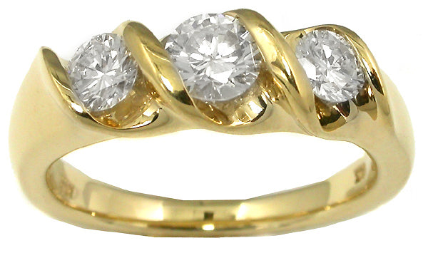 1.00ct Diamond 14k Yellow Gold Ring