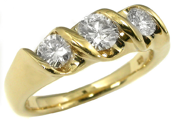 1.00ct Diamond 14k Yellow Gold Ring