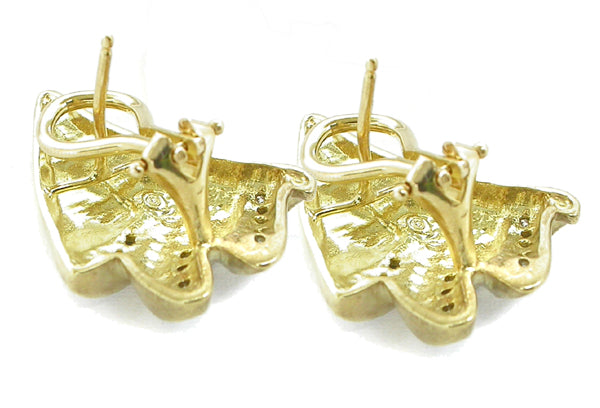 1.00ct Diamond Fan Earrings