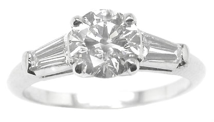 1.00ct Diamond Platinum Engagement Ring