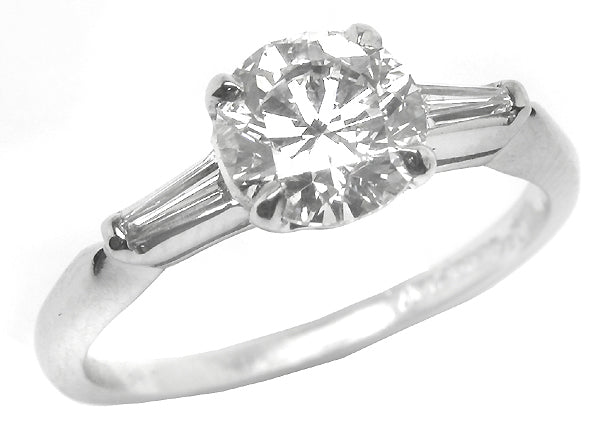 1.00ct Diamond Platinum Engagement Ring
