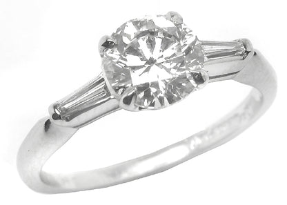 1.00ct Diamond Platinum Engagement Ring