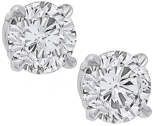 1.00ct Diamond Stud Earrings