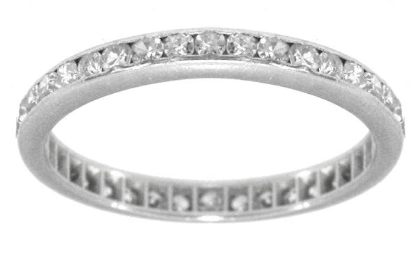 1.00ct Round Brilliant Cut Diamonds Eternity Wedding Band