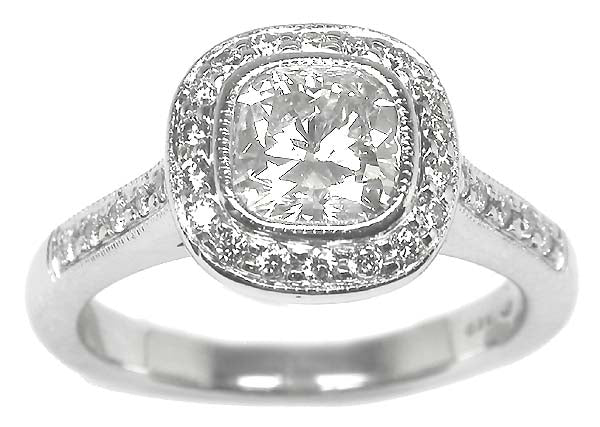1.00ct Round Brilliant Diamond Engagement Ring