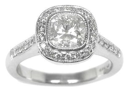 1.00ct Round Brilliant Diamond Engagement Ring