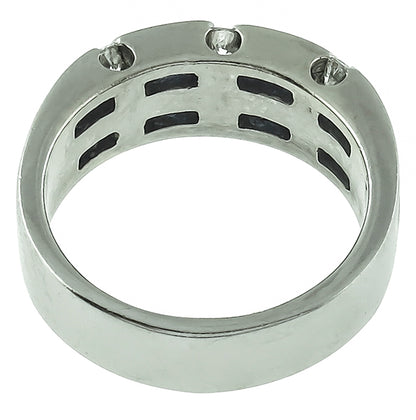 1.00ct Sapphire 0.50ct Diamond Wedding Band