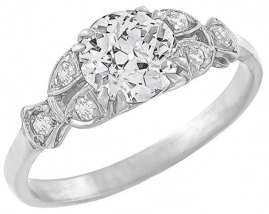 1.01ct Diamond Engagement Ring