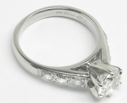1.01ct Diamond Platinum Engagement Ring